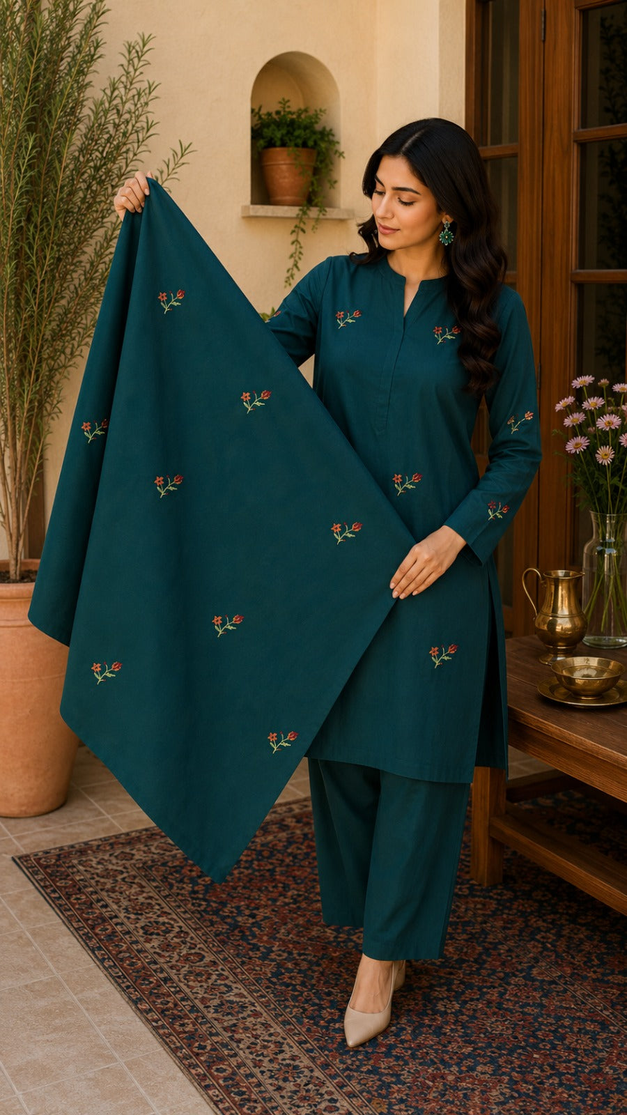 Bareeze Embroidered Lawn 2-Piece Unstitched
