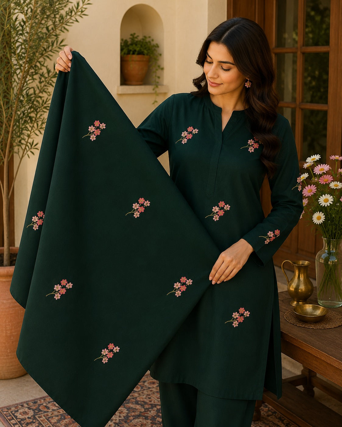 Bareeze Embroidered Lawn 2-Piece Unstitched