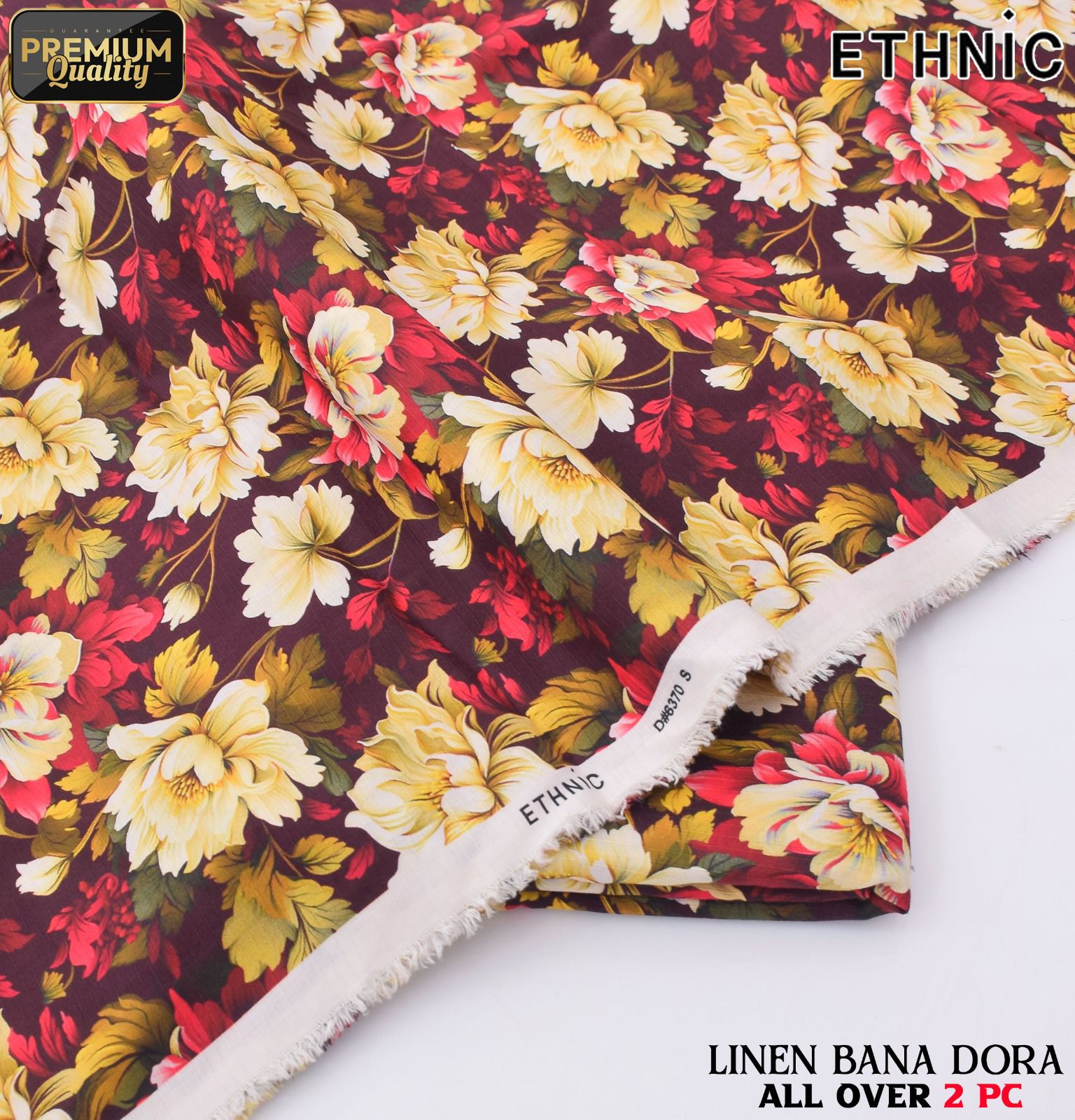 Linen Bana Doria 2_Piece All Over Digital Print