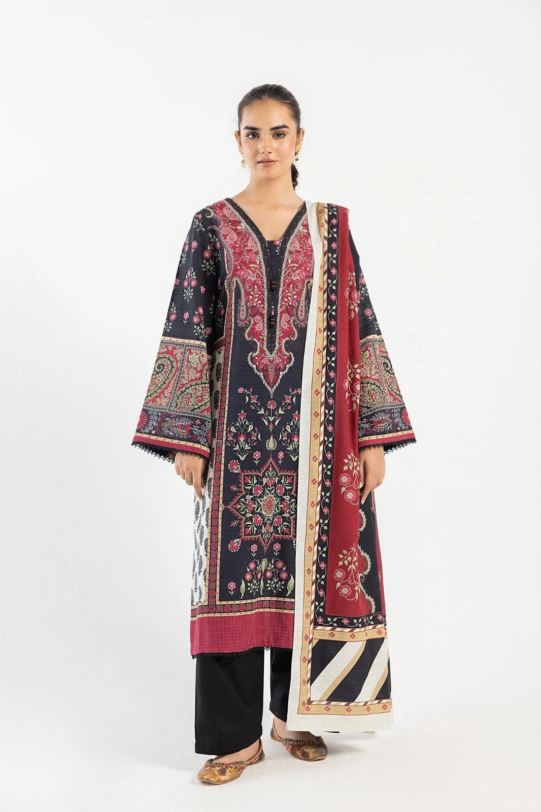 Ethnic 3pc Printed  Lawn Unstiched