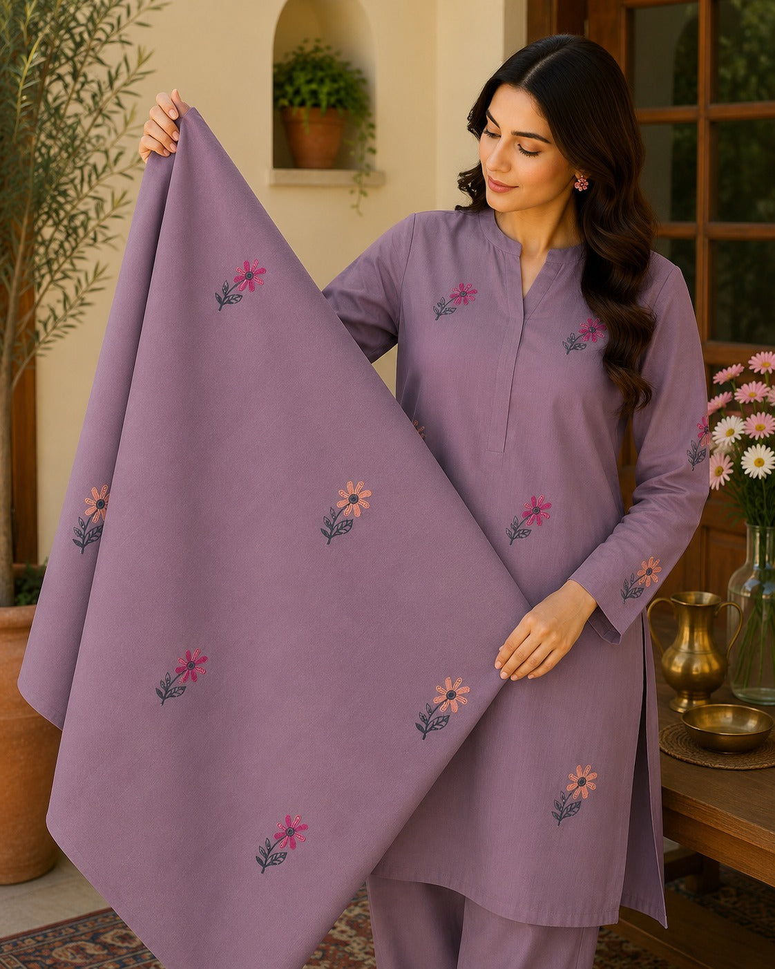 Bareeze Embroidered Lawn 2-Piece Unstitched