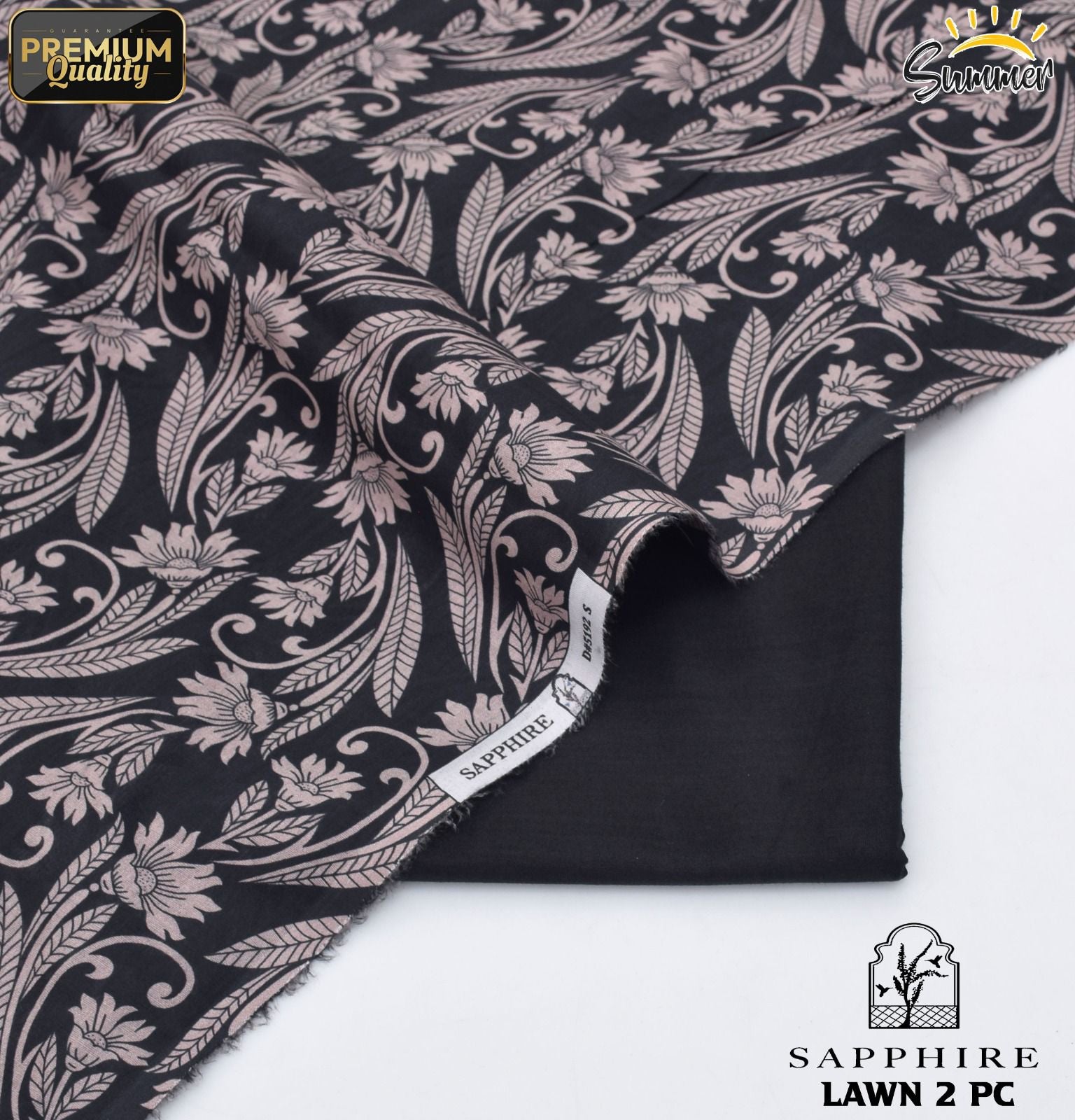 Bonanza Digital Lawn 2-Piece Un-stiched