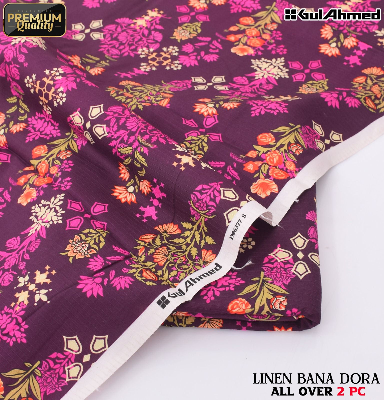 Linen Bana Doria 2_Piece All Over Digital Print