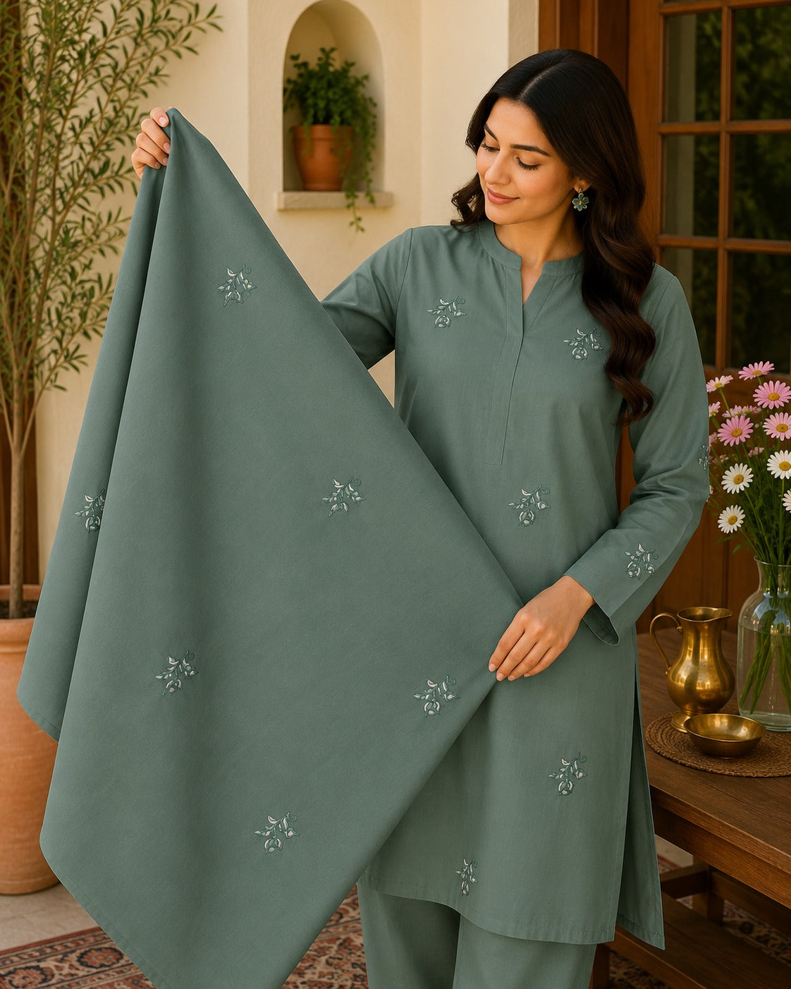 Bareeze Embroidered Lawn 2-Piece Unstitched