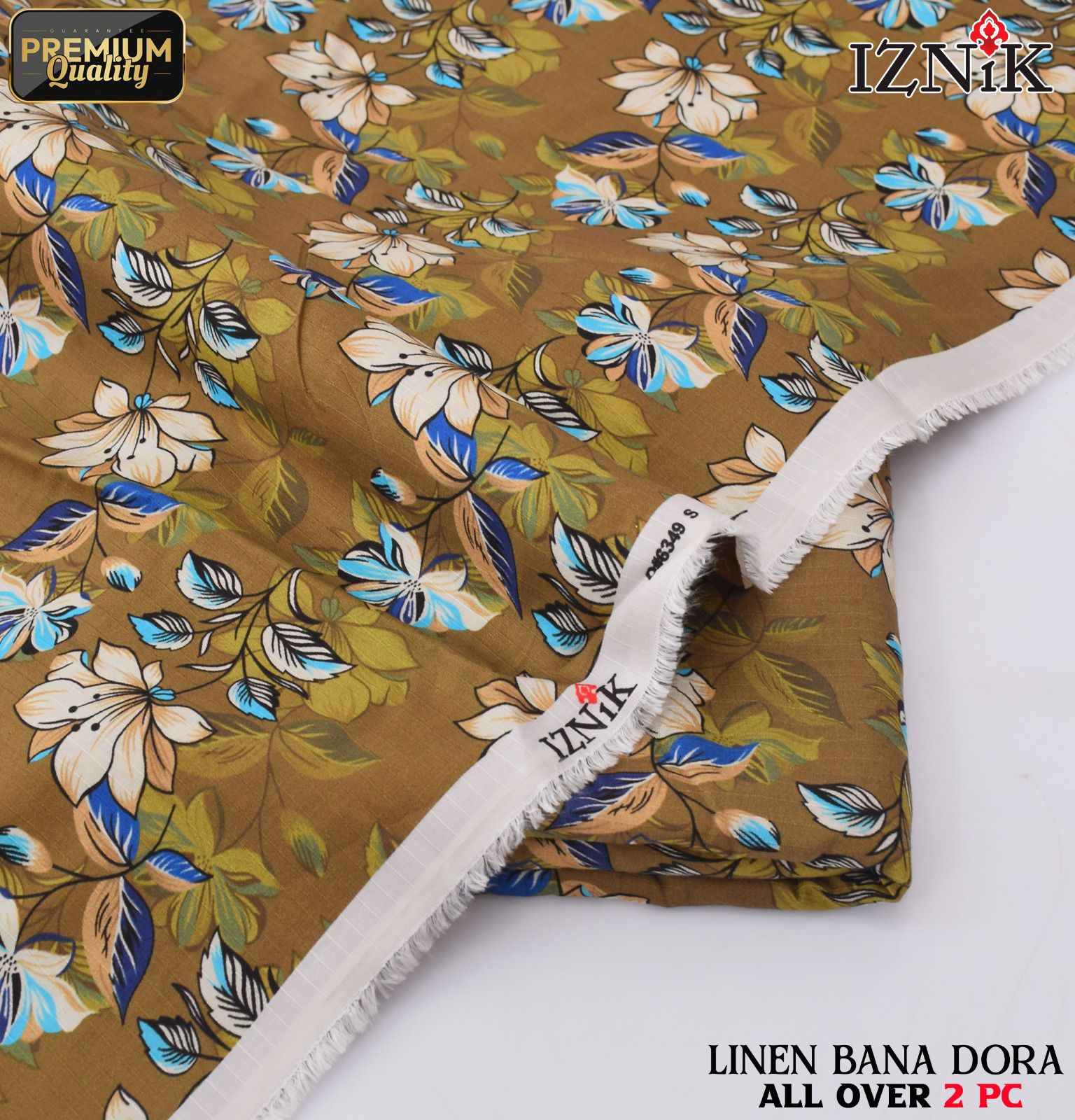 Linen Bana Doria 2_Piece All Over Digital Print