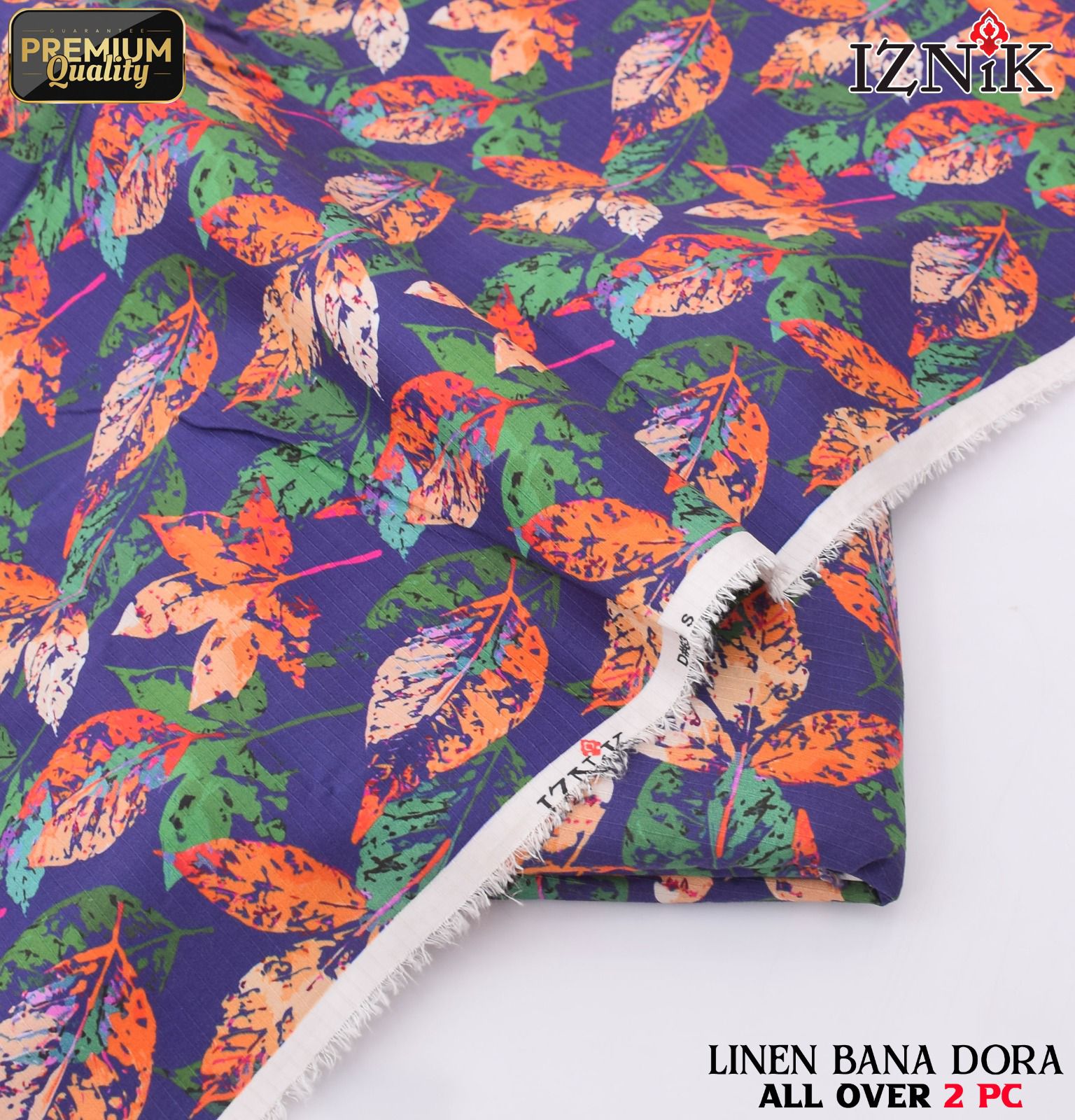 Linen Bana Doria 2_Piece All Over Digital Print