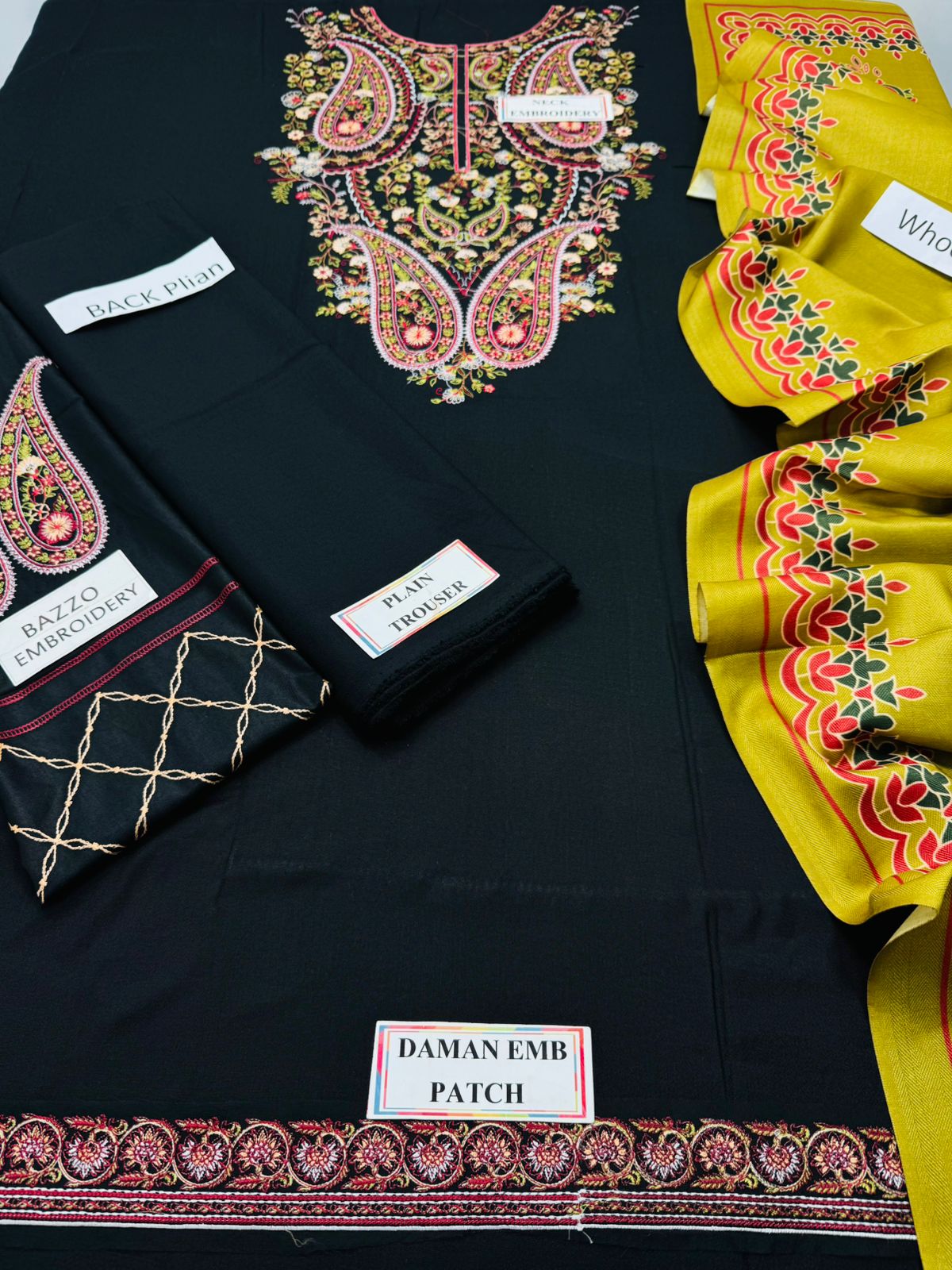 Jazmin Winter Embroidered 3 Piece Unstitched