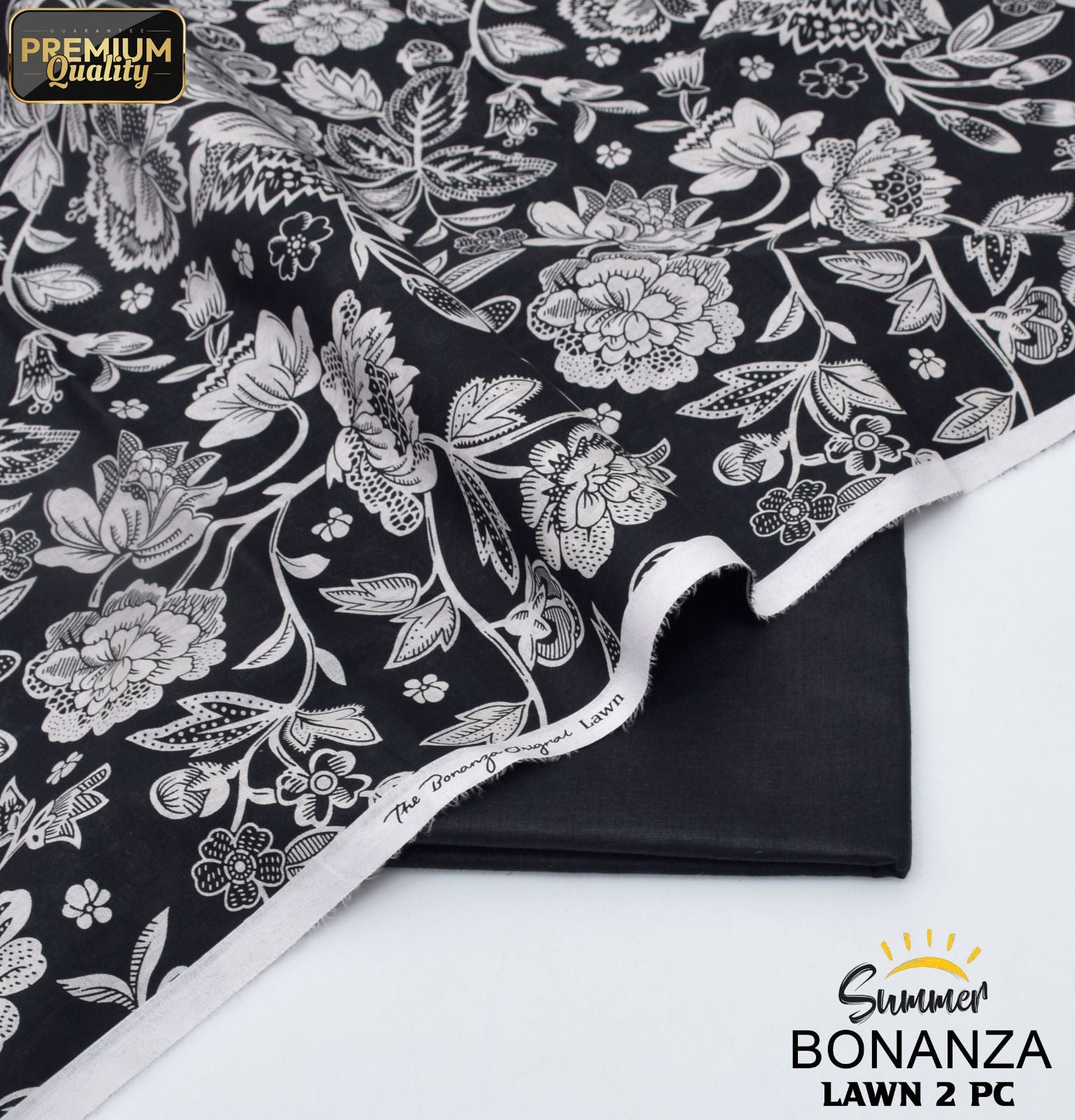 Bonanza Digital Lawn 2-Piece Un-stiched