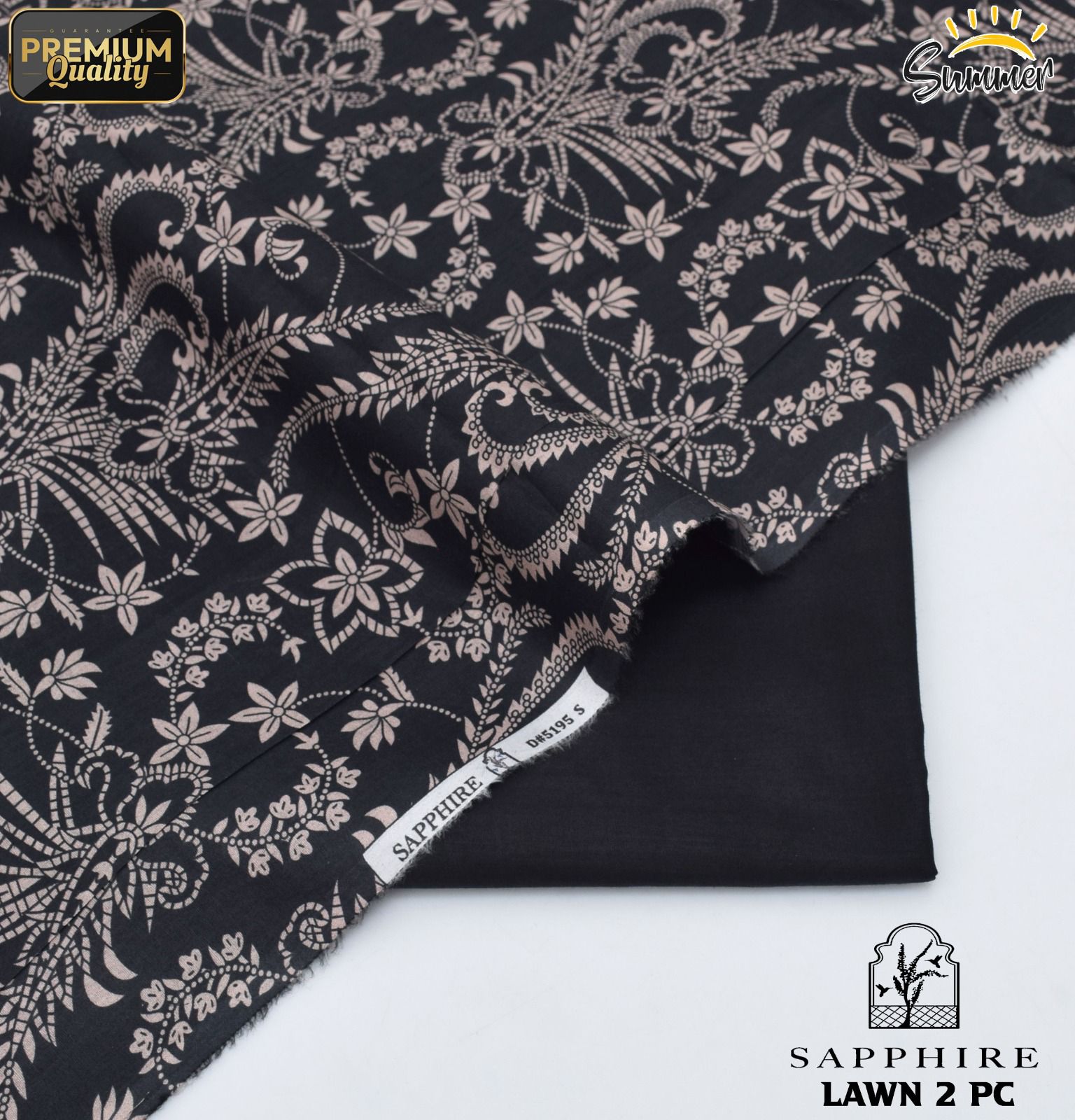 Bonanza Digital Lawn 2-Piece Un-stiched