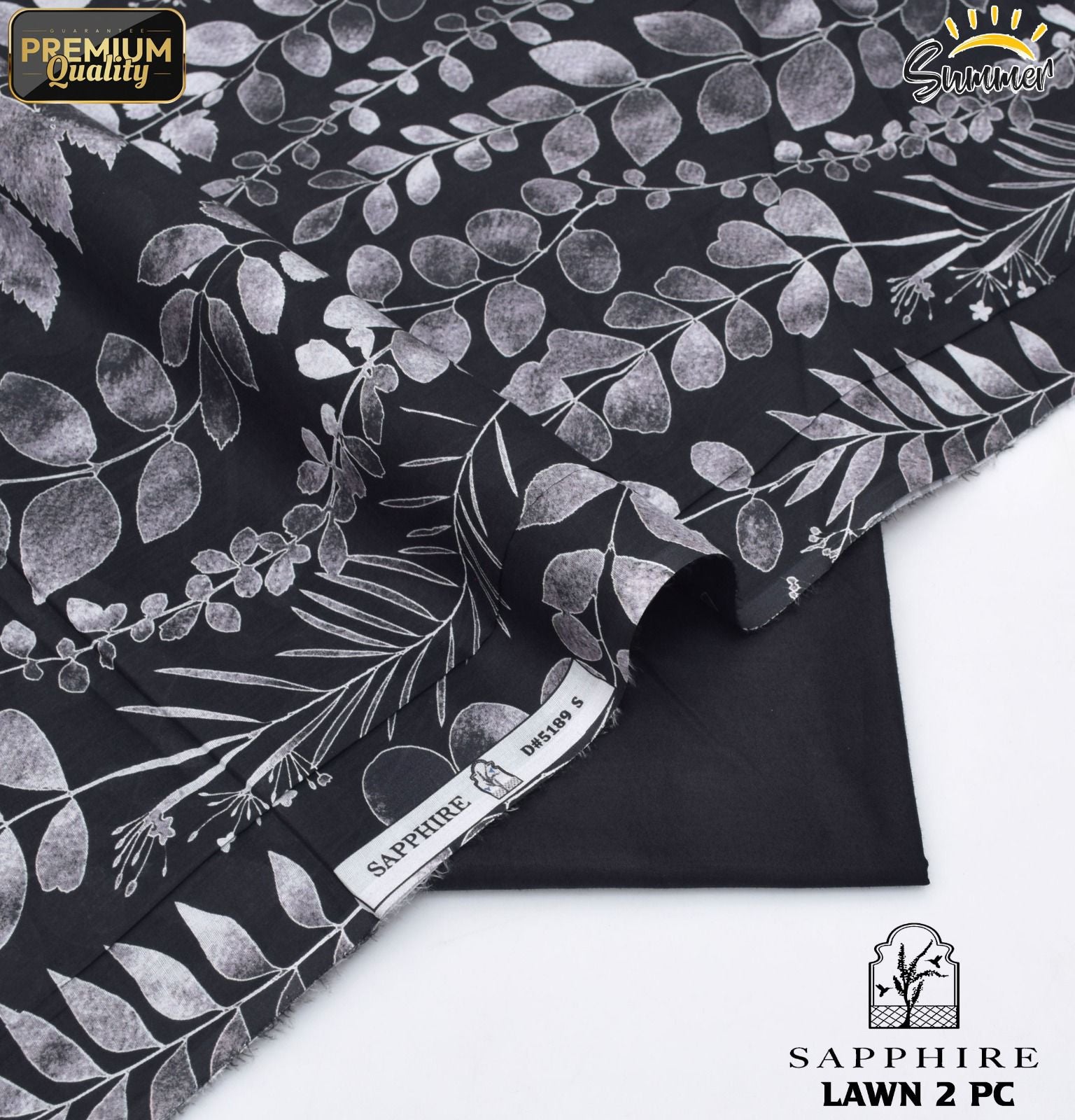 Bonanza Digital Lawn 2-Piece Un-stiched