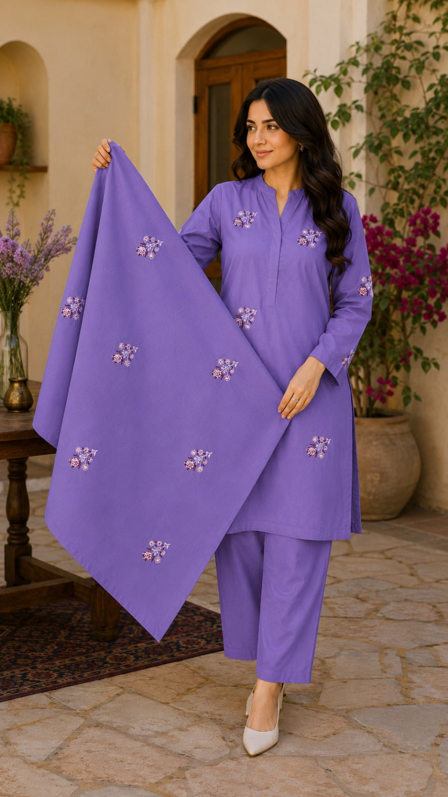Bareeze Embroidered Lawn 2-Piece Unstitched